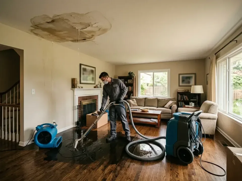attic-pipe-burst-ceiling-drip-008 — frequently asked questions, Water Damage Restoration & Carpet Care in Penn Estates, PA